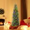 6 Feet Pre-Lit Artificial Christmas Tree with 648 PVC PE Branch Tips